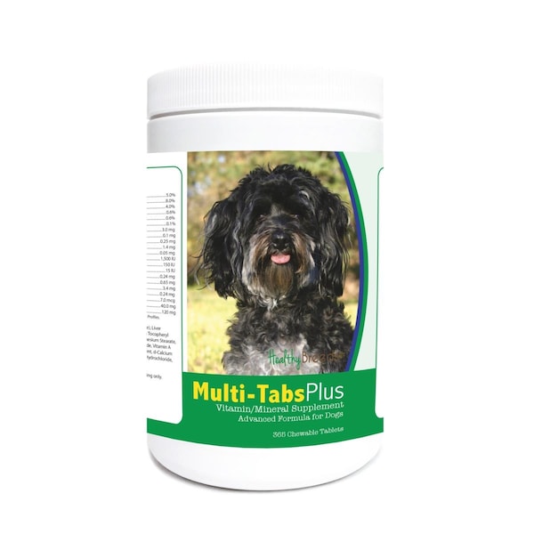 Healthy Breeds Maltipoo Multi-Tabs Plus Chewable Tablets, 365PK 840235123540 - main